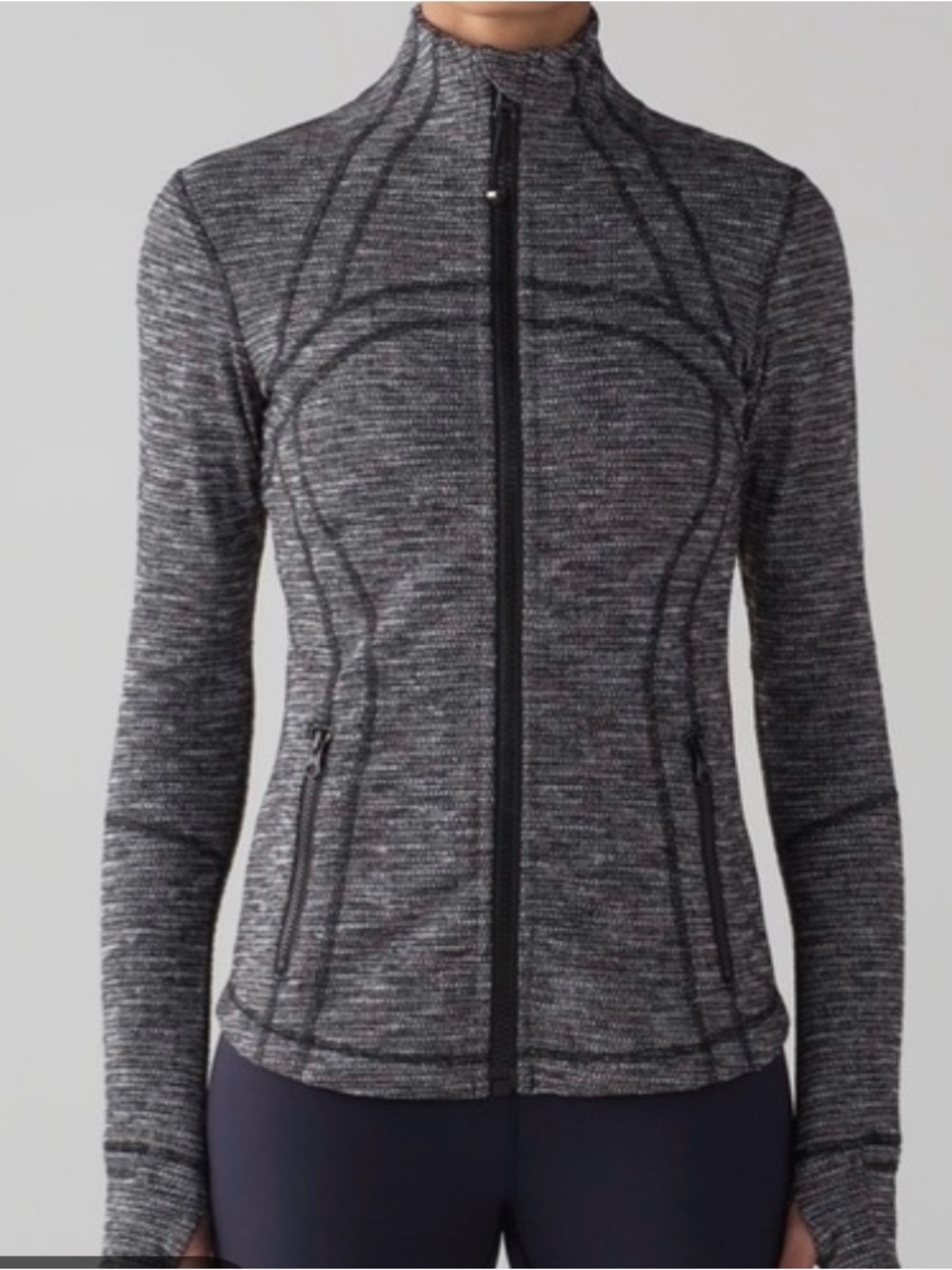 Lululemon Define Gray Zip-Up Performance Jacket Size 4